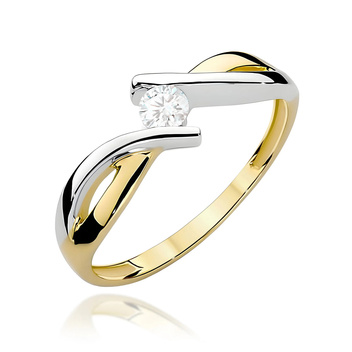 14k (585) Gold Ring | 0.08ct Diamond | GREMARI Jewelry