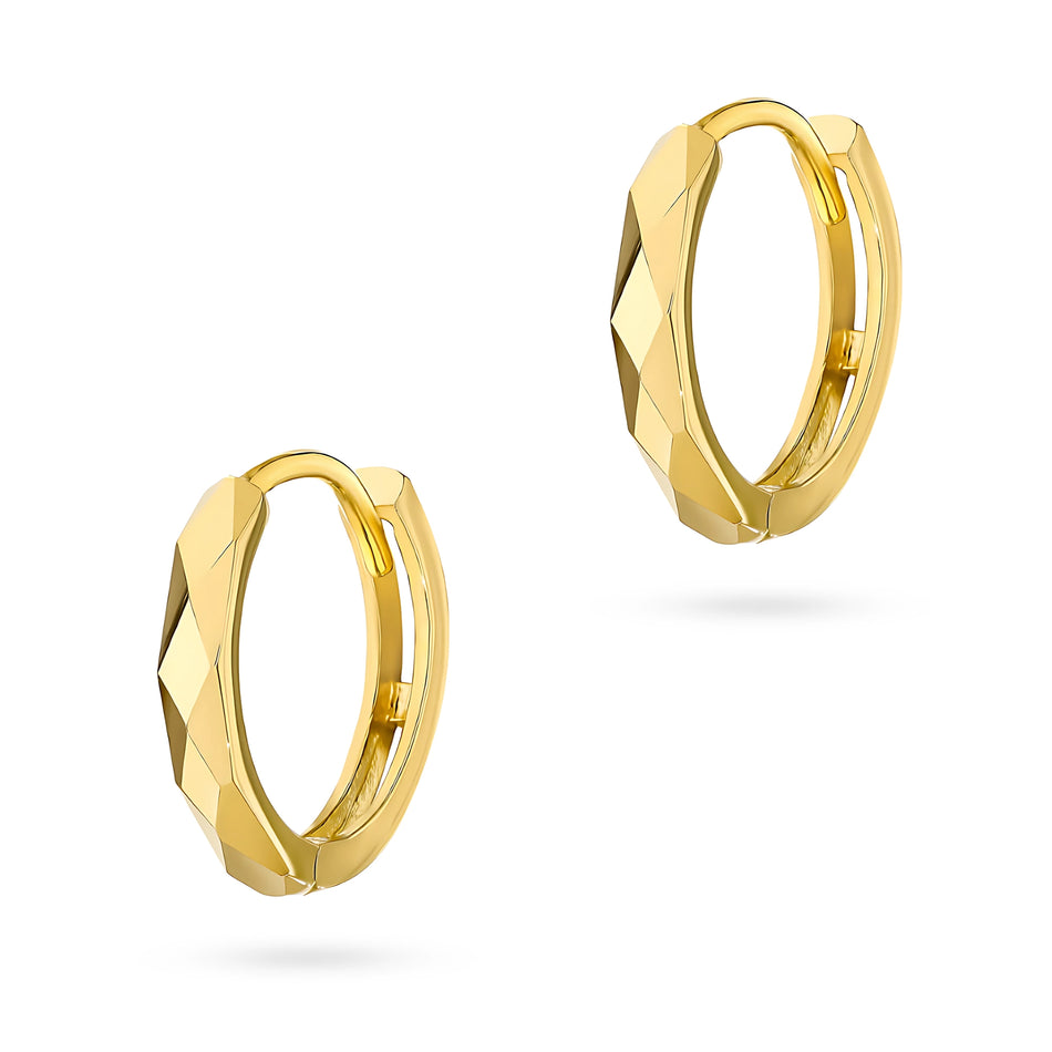 14k Gold (585) Creole Earrings | Classic Hoop Design | Elegant Gift