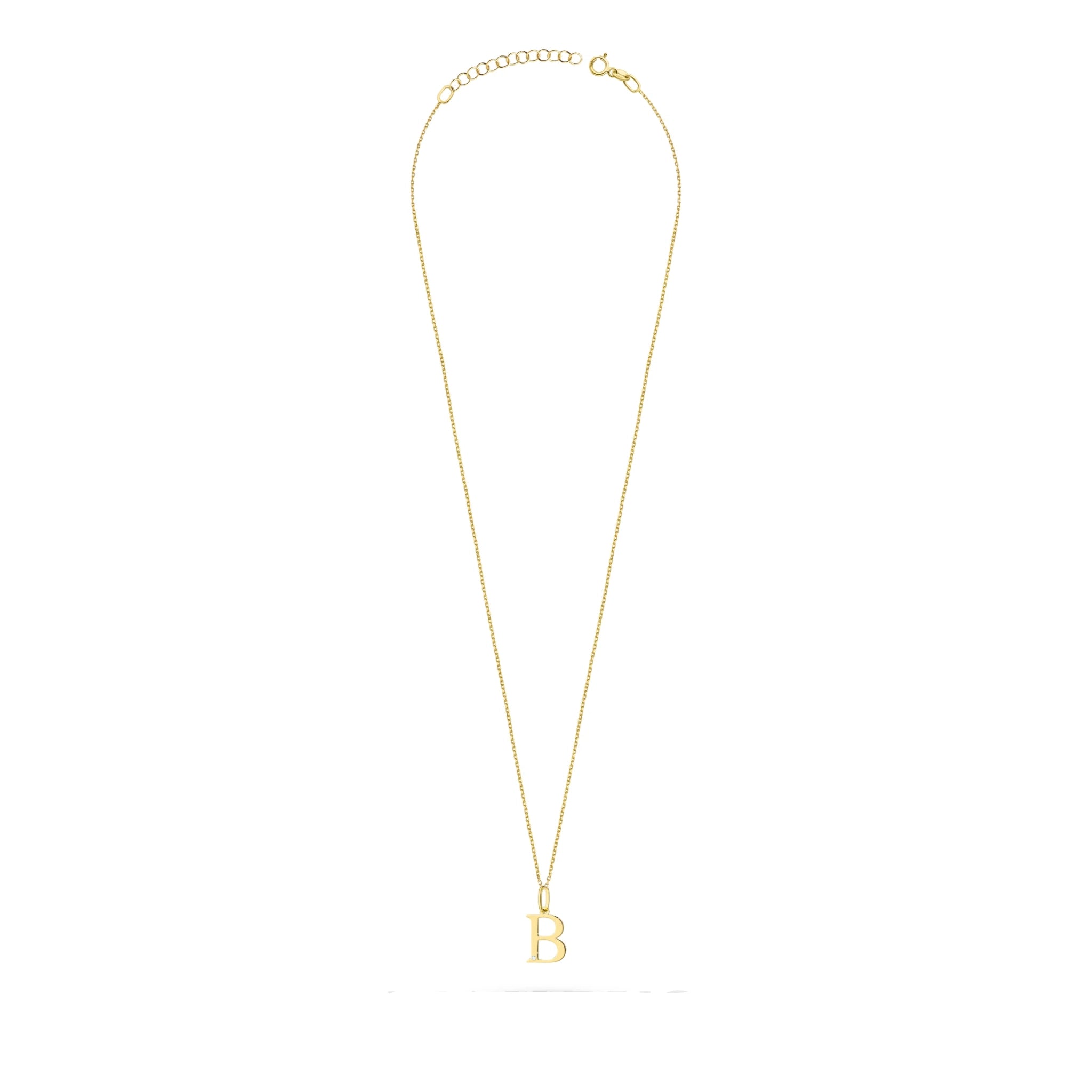 14-carat rose gold necklace with 0.005ct diamond. Excellent gift. Authenticity of diamond is confirmed by a certificate.