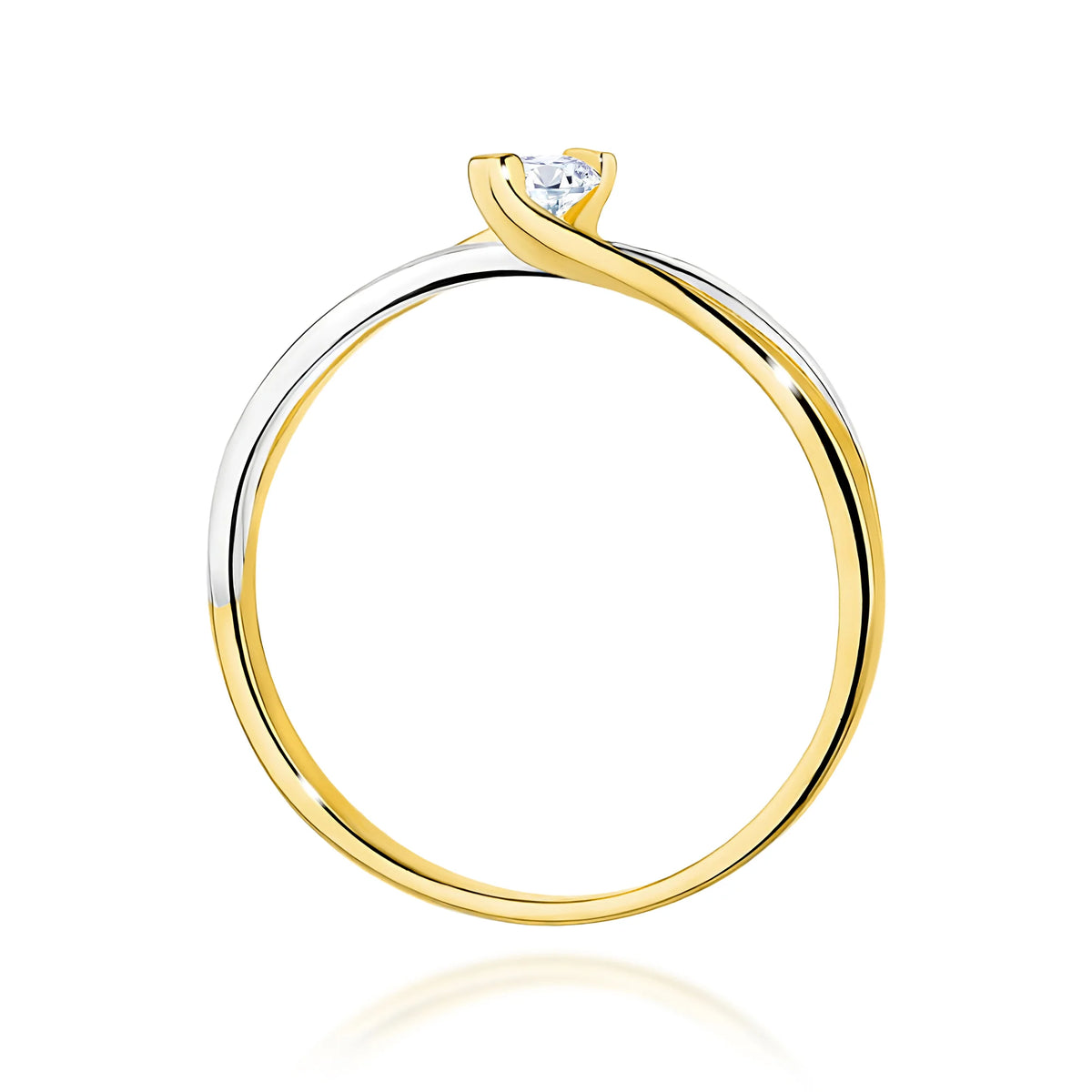 14k (585)Gold Rings | 0.10ct and 0.03ct Diamonds | GREMARI Jewelry
