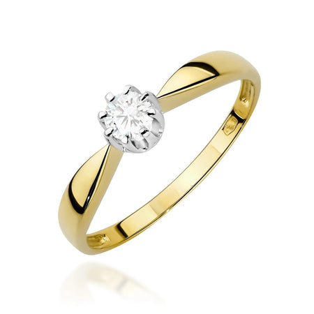 14k (585) Gold Ring | 0.15ct Diamond | GREMARI Jewelry
