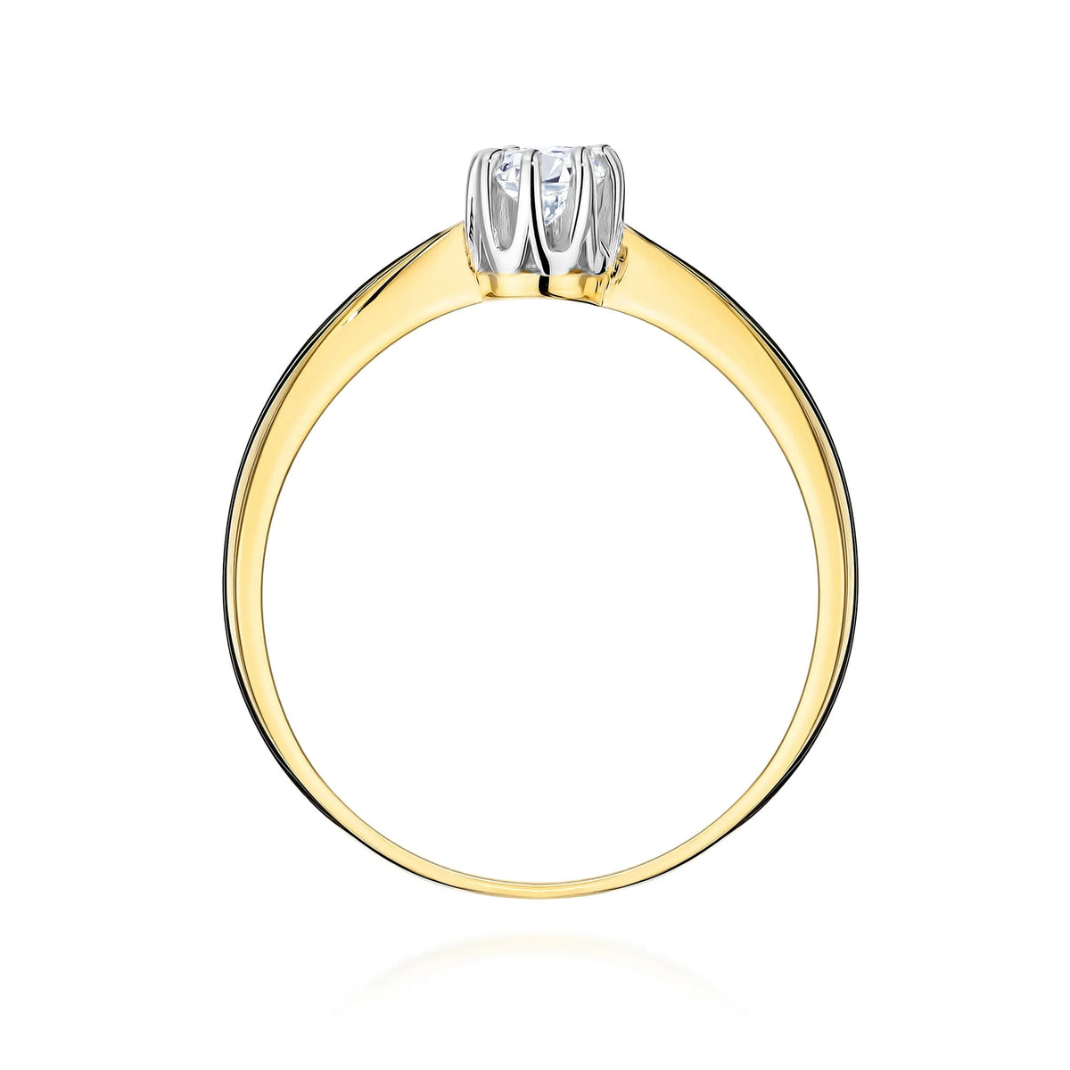 14k (585) Gold Ring | 0.15ct Diamond | GREMARI Jewelry

