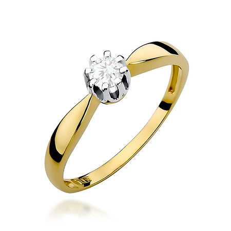 14k (585) Gold Ring | 0.20ct Diamond | GREMARI Jewelry
