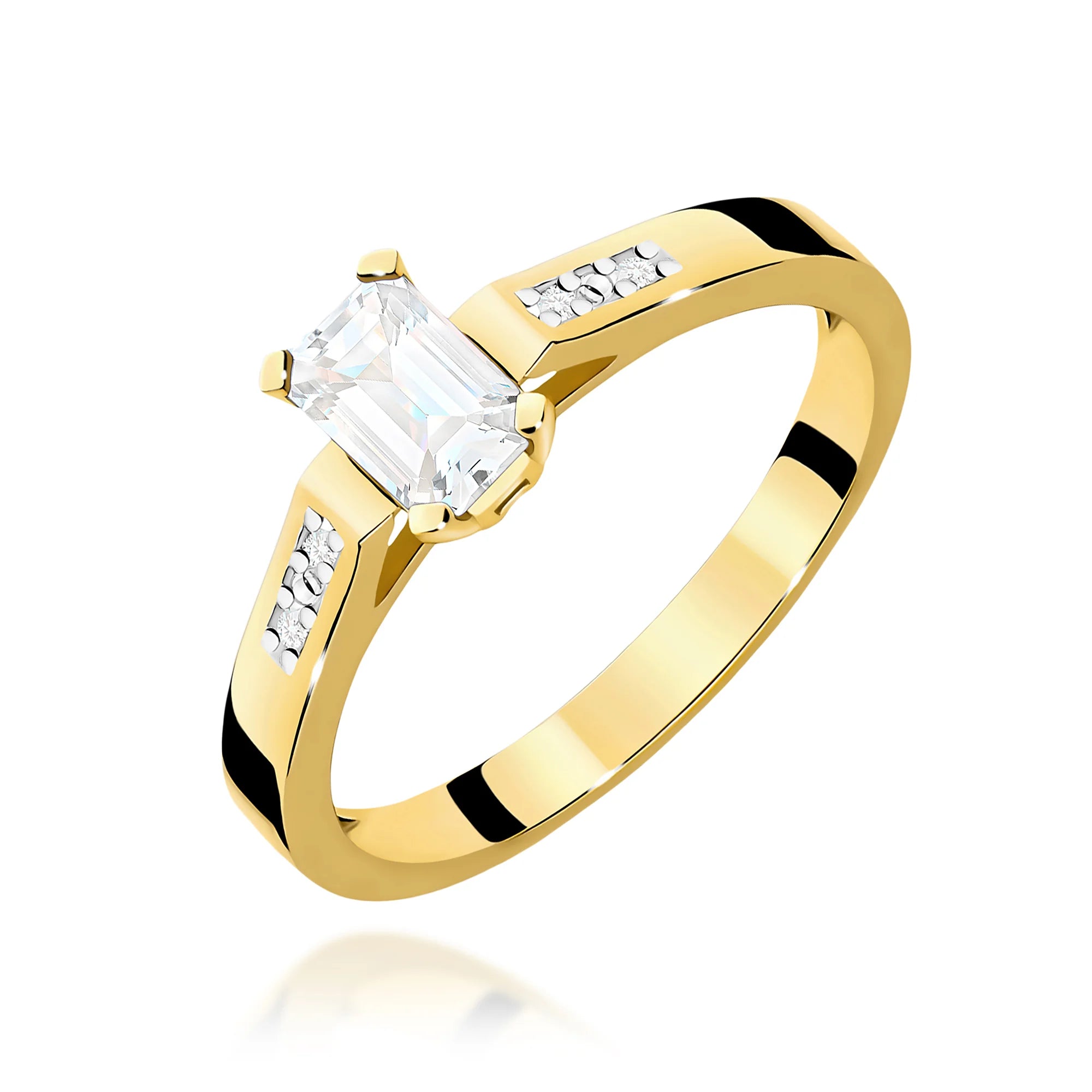 14k (585) Gold Rings | 0.60ct and 0.04ct Lab-diamonds | GREMARI Jewelry
