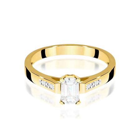 14k (585) Gold Rings | 0.60ct and 0.04ct Lab-diamonds | GREMARI Jewelry
