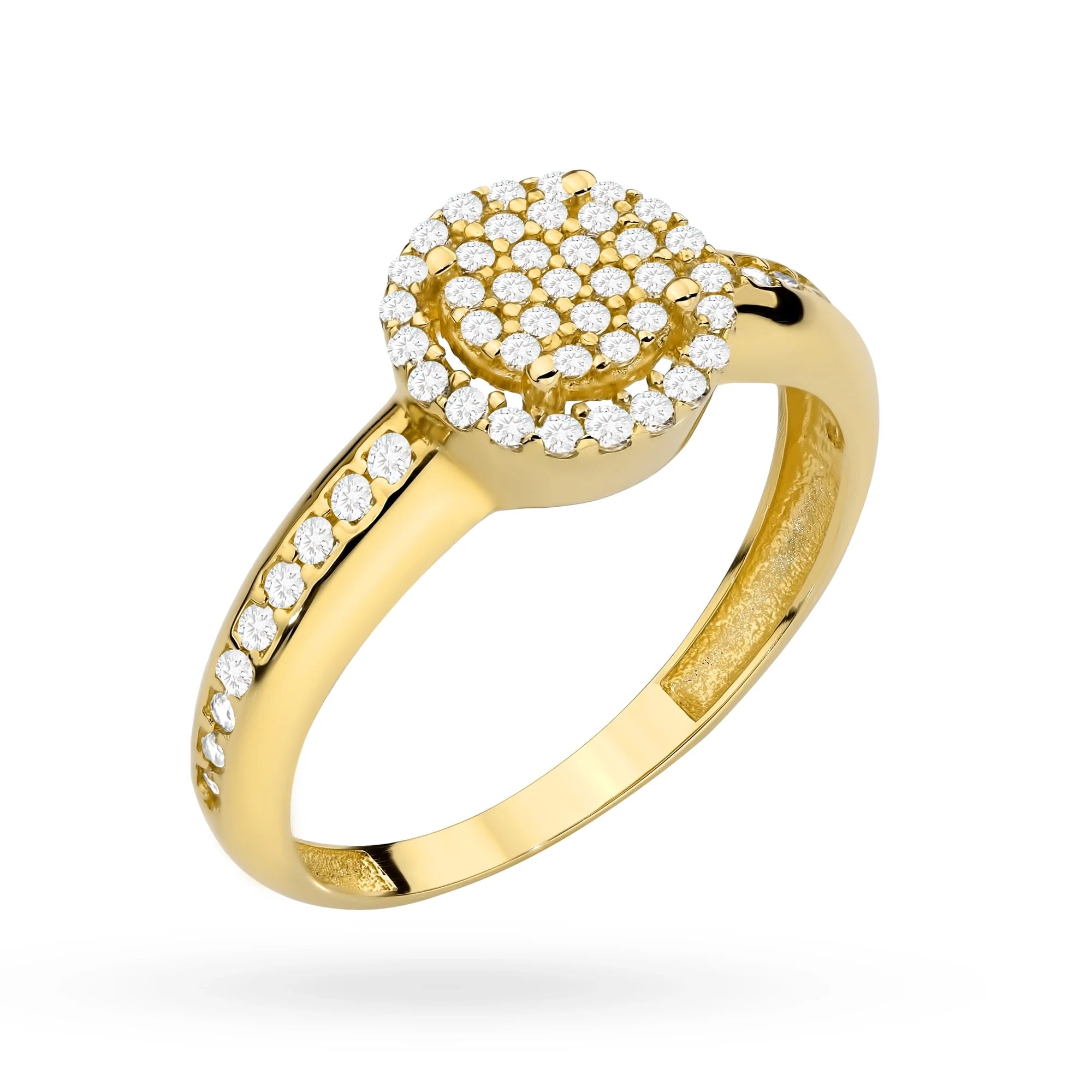 Prsteň zo 14k zlata (585) | Sada zirkónov | Šperky GREMARI