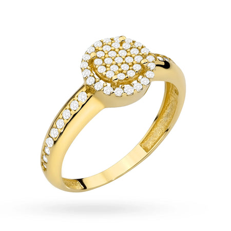 Prsteň zo 14k zlata (585) | Sada zirkónov | Šperky GREMARI