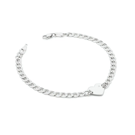 Tento náramok z bieleho zlata s diamantom 0,005 ct stelesňuje nadčasovú krásu. Osadený v 14k (585) bielom zlate, tento drahokam spája eleganciu a trvácnosť. Je ideálny ako darček.