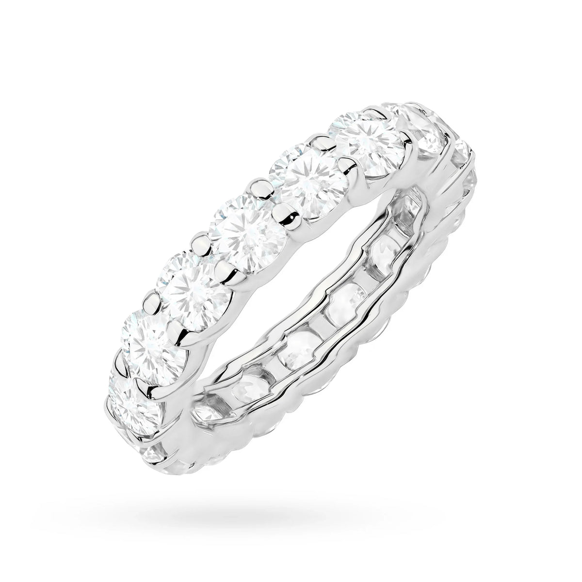 White Gold 14k(585) ring with 0,20ct diamonds. Perfect for a gift.