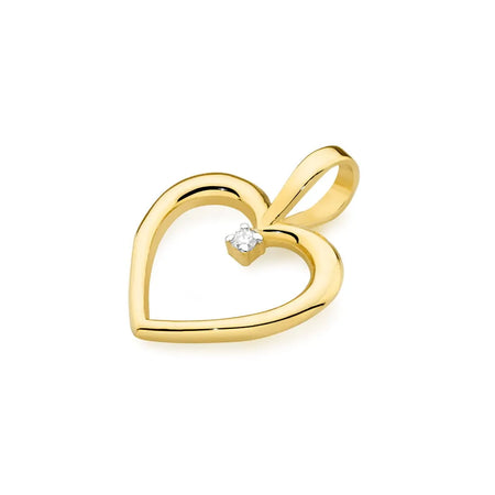Prívesok zo 14-karátového zlata s diamantom 0,005 ct. Zlato Gremari prívesky sú zabalené v elegantnej krabičke a darčekovej taške.