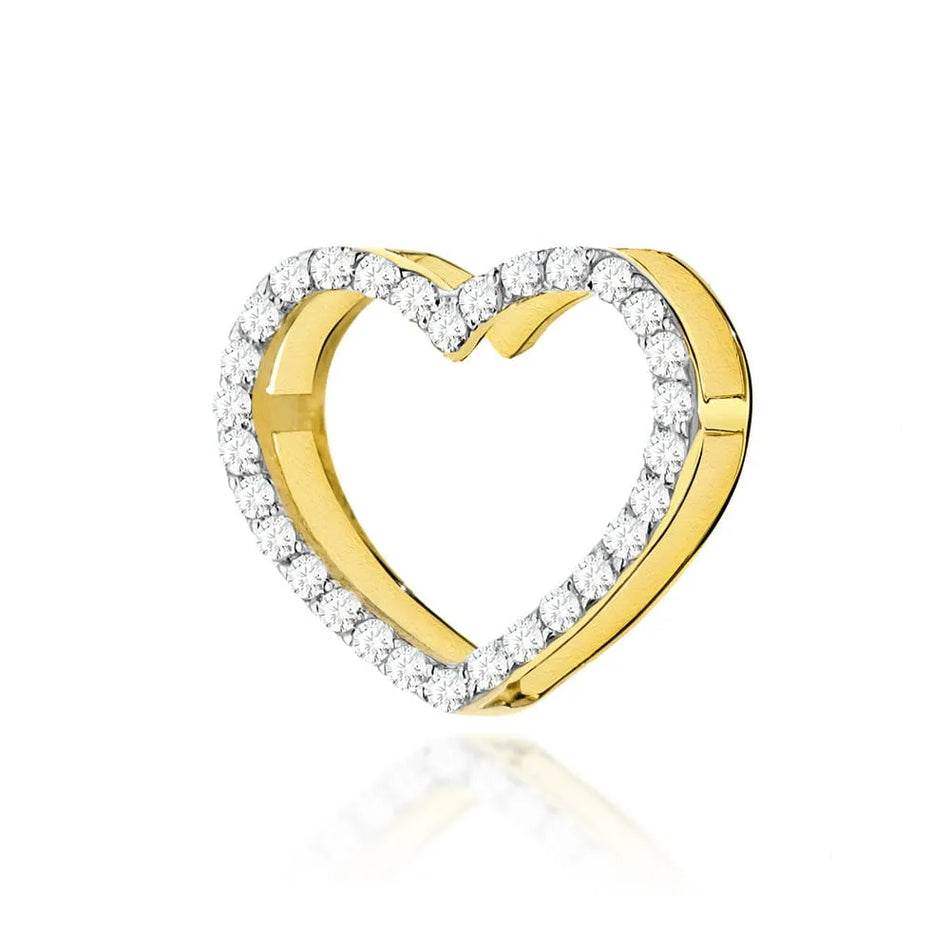 Prívesok zo 14K zlata s diamantmi Šperky Gremari sú zabalené v elegantnej čiernej krabičke, papieri a darčekovej taške.