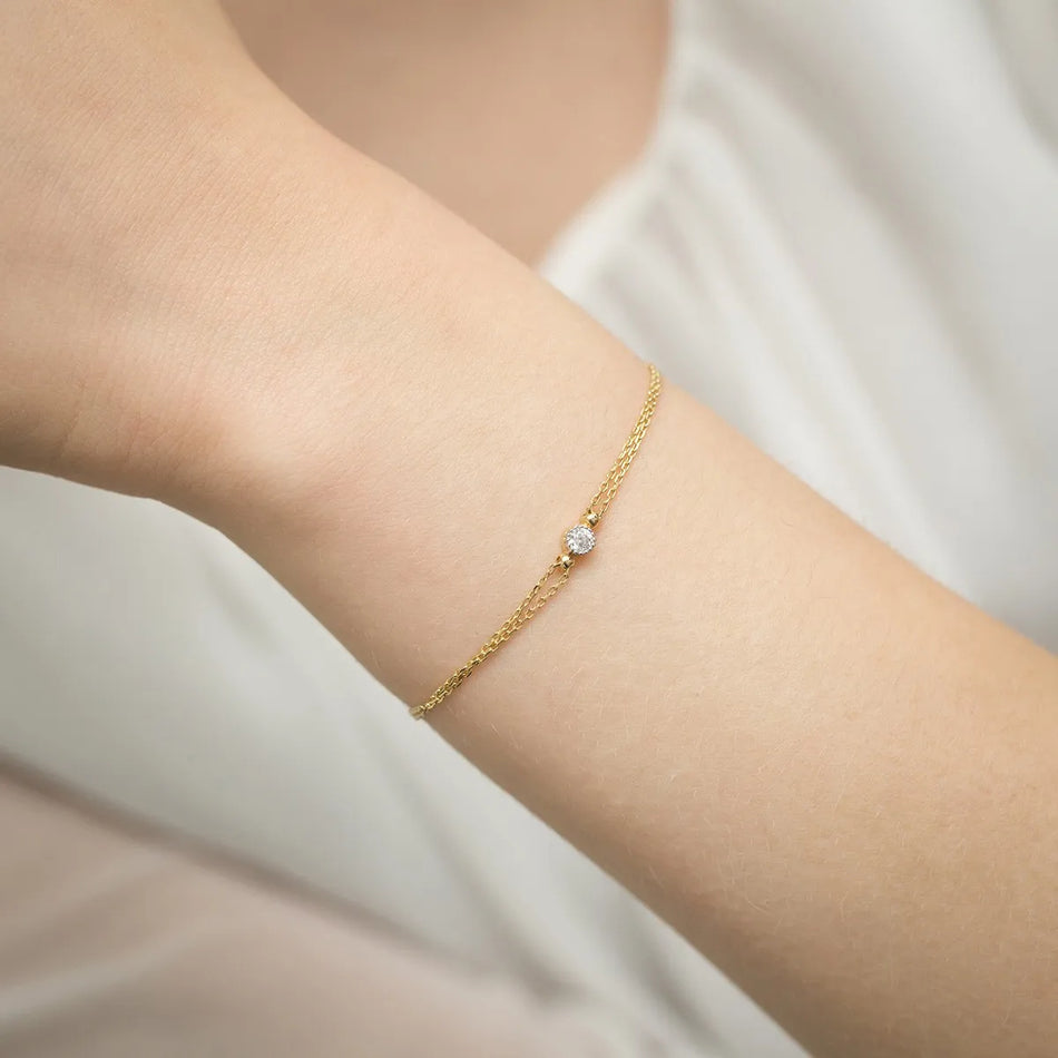 zlatý-náramok-s-diamantom-0-10ct-b0004-diw-01