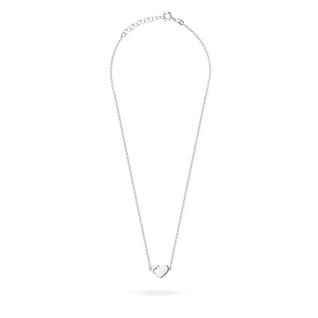 Sterling Silver (925) Necklace | Heart Design | Elegant Jewelry Gift
