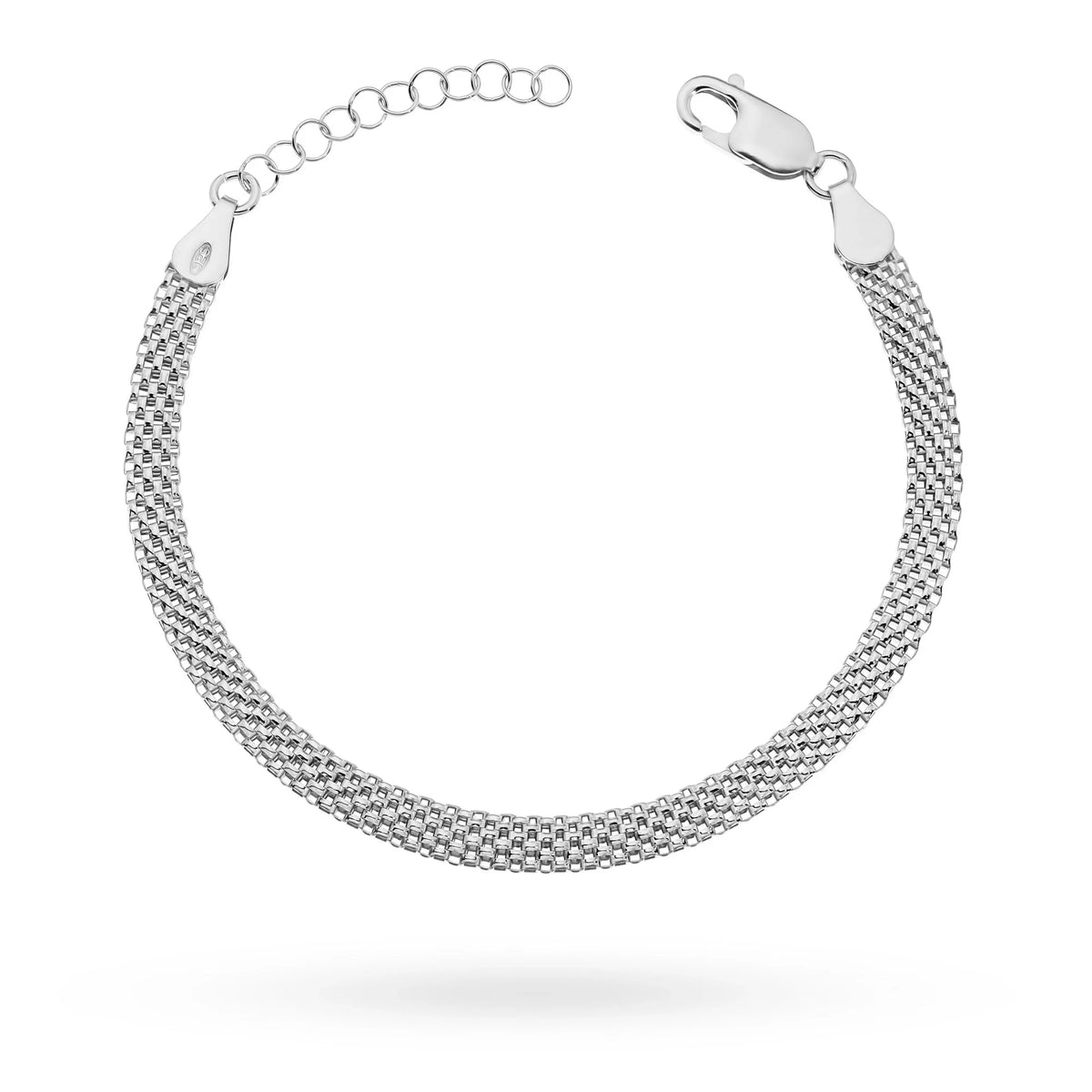 Sterling Silver (925) Bracelet | Wide Calza | GREMARI Jewelry