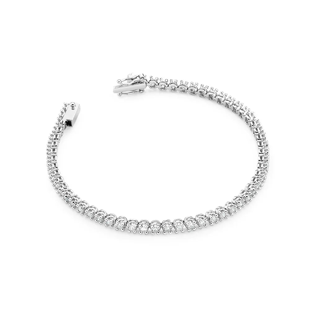súprava zlatých náramkov s 2 diamantmi 0,16 ct b0028-diw-01
