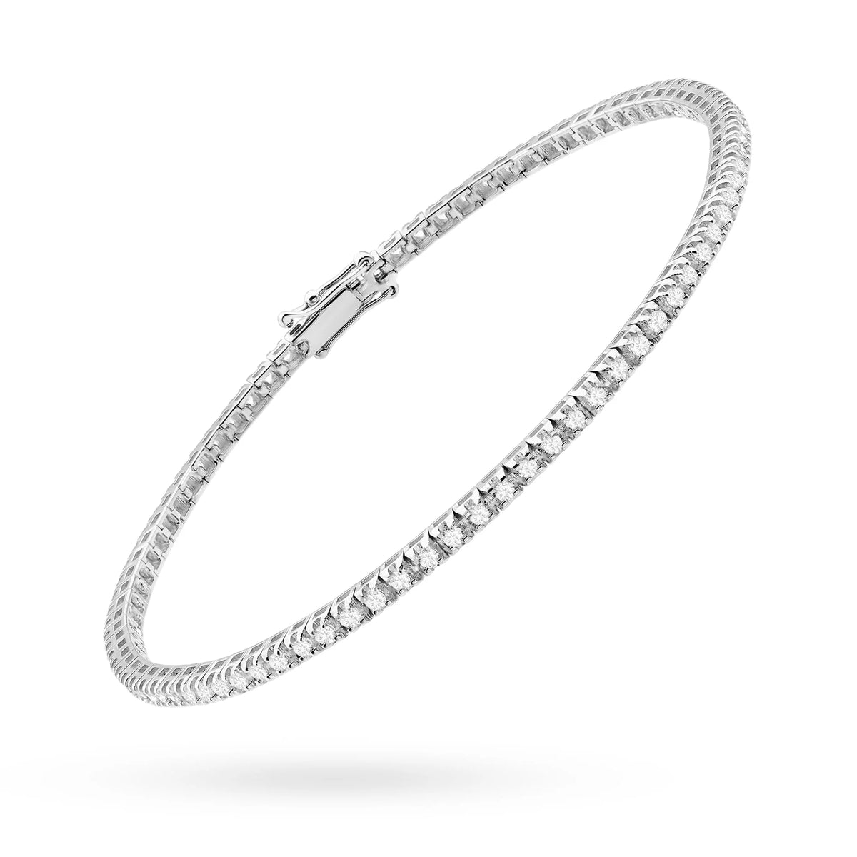 Náramok zo žltého zlata s diamantmi (19 cm)