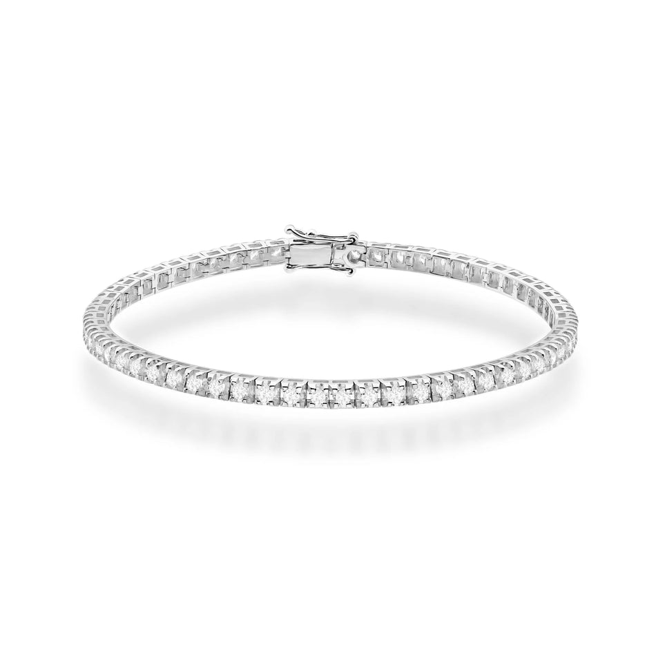 Gold Tennis Bracelet Set with 1.98ct Diamonds