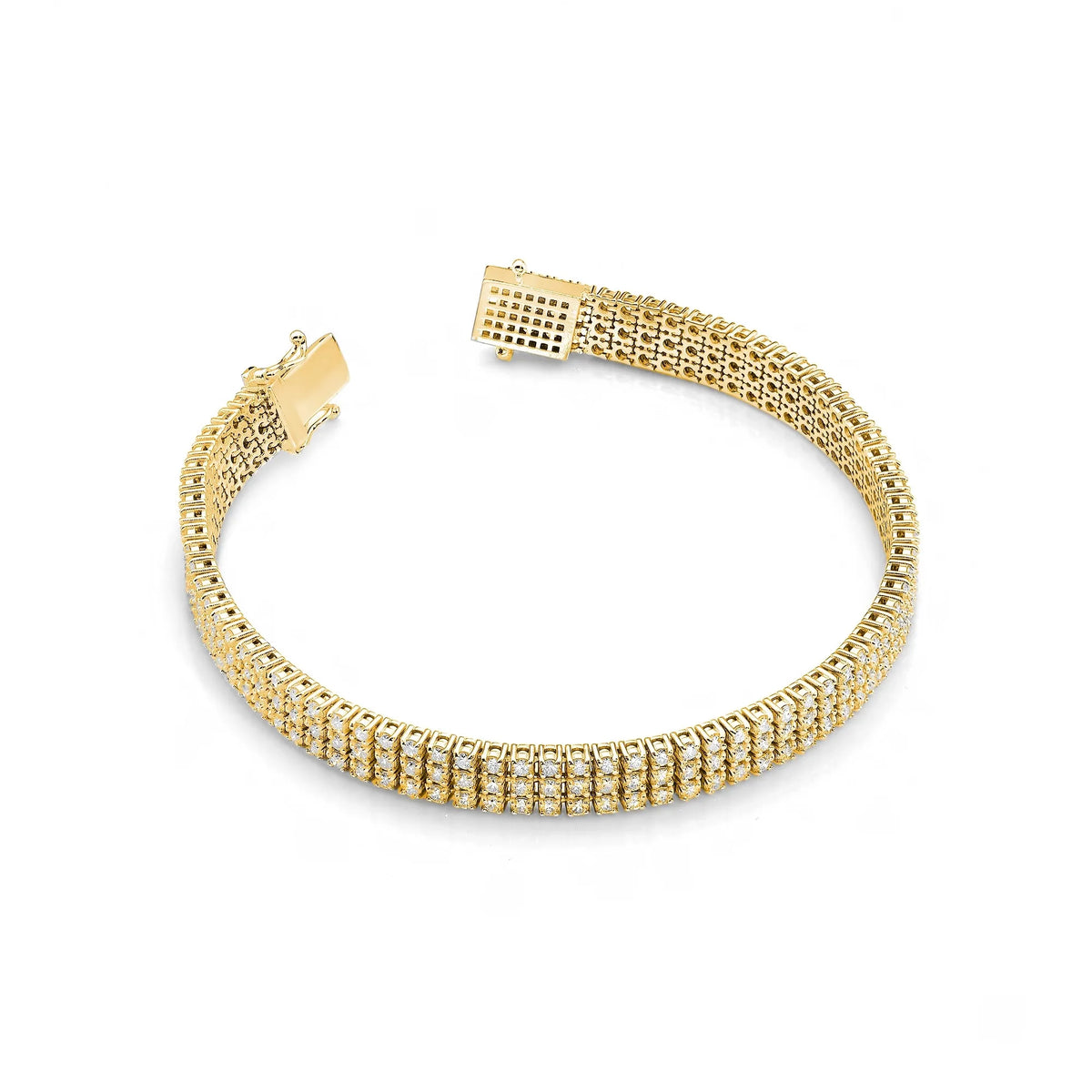 súprava zlatých náramkov so 4,44 ct diamantmi b0035-diw-01