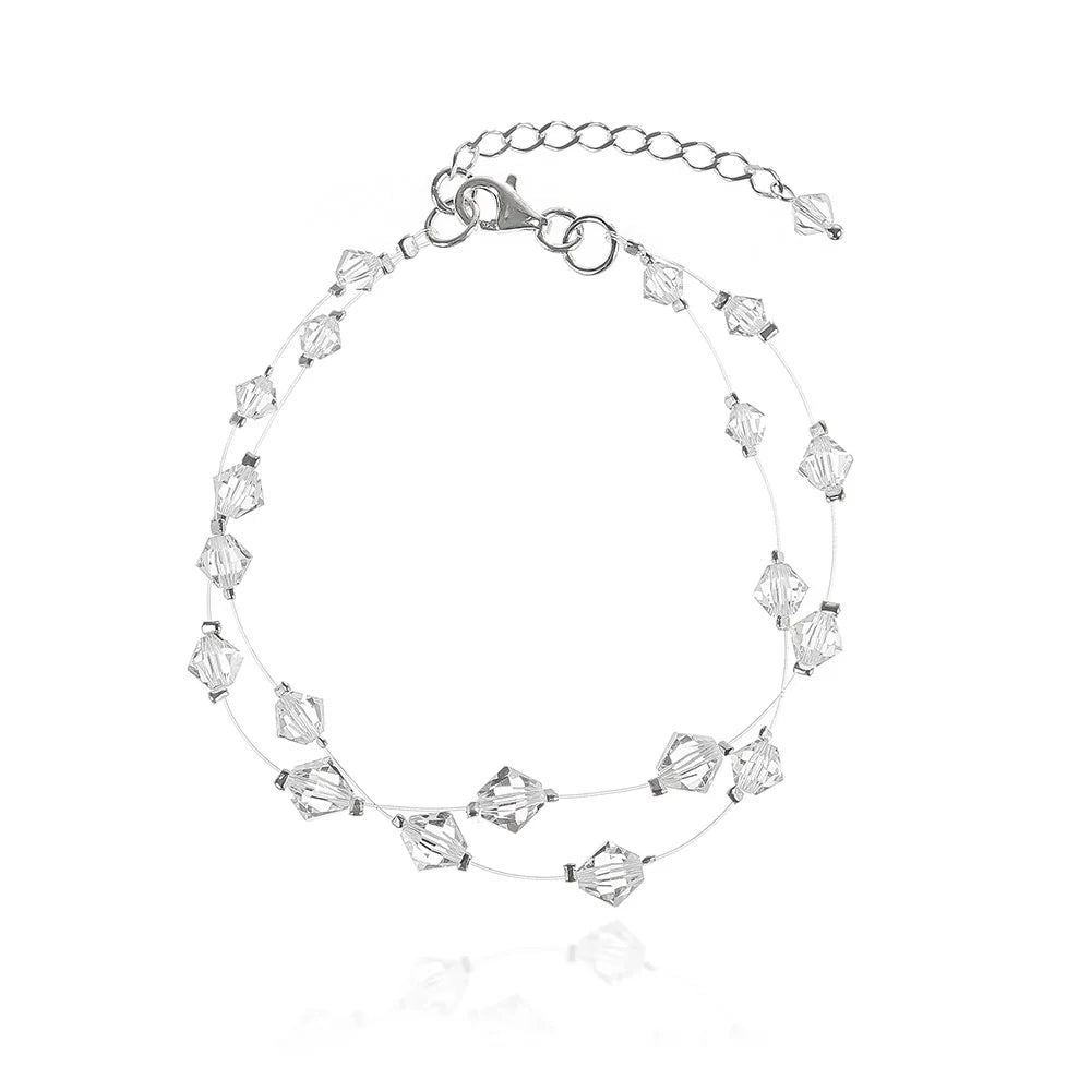 klasický-svadobný-strieborný-náramok-so-swarovski-kryštálmi-bw002