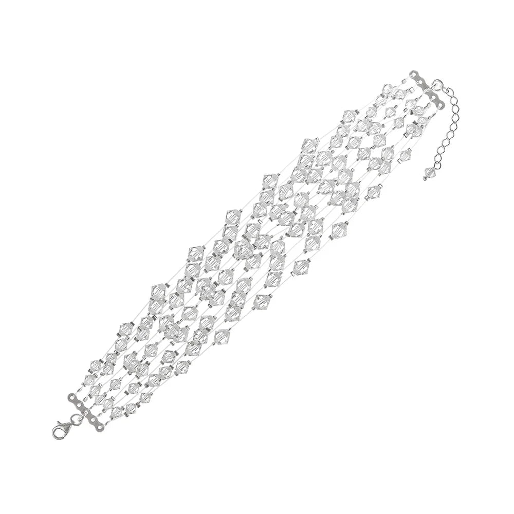 klasický-svadobný-strieborný-náramok-so-swarovski-kryštálmi-bw020