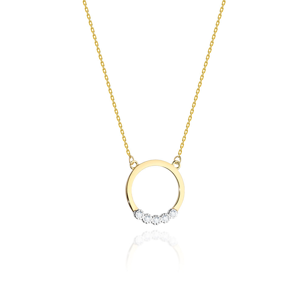 gold-celebrity-necklace-with-diamonds-circle-n0020