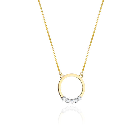 gold-celebrity-necklace-with-diamonds-circle-n0020
