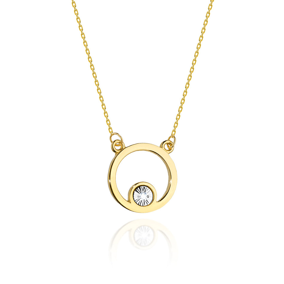 gold-celebrity-necklace-with-diamonds-circle-n0022