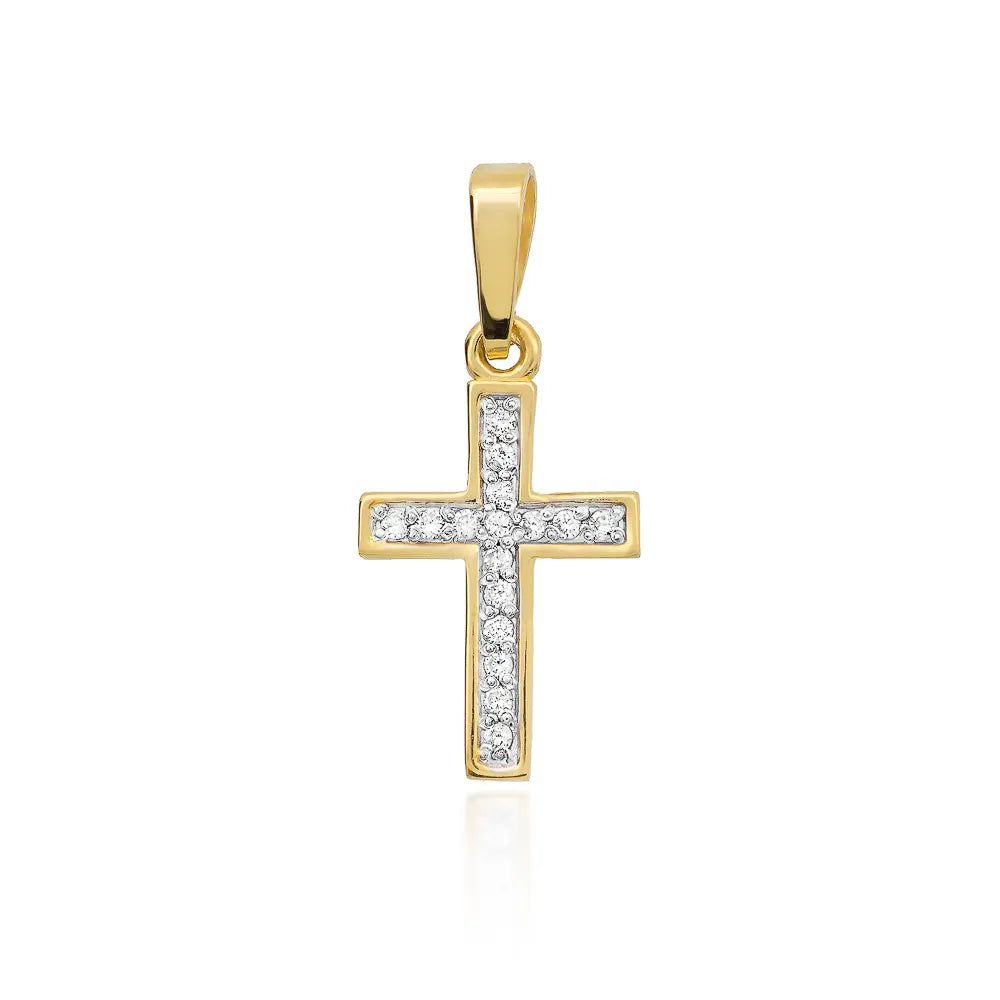 zlatý-prívesok-krížik-s-diamantmi-d0042-diw-01