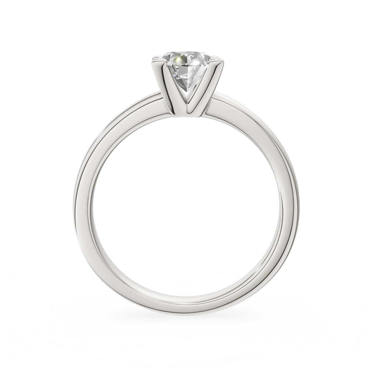 Gremari Seven Grace zásnubný prsteň z bieleho zlata s 1,00 ct prírodným diamantom – Oval