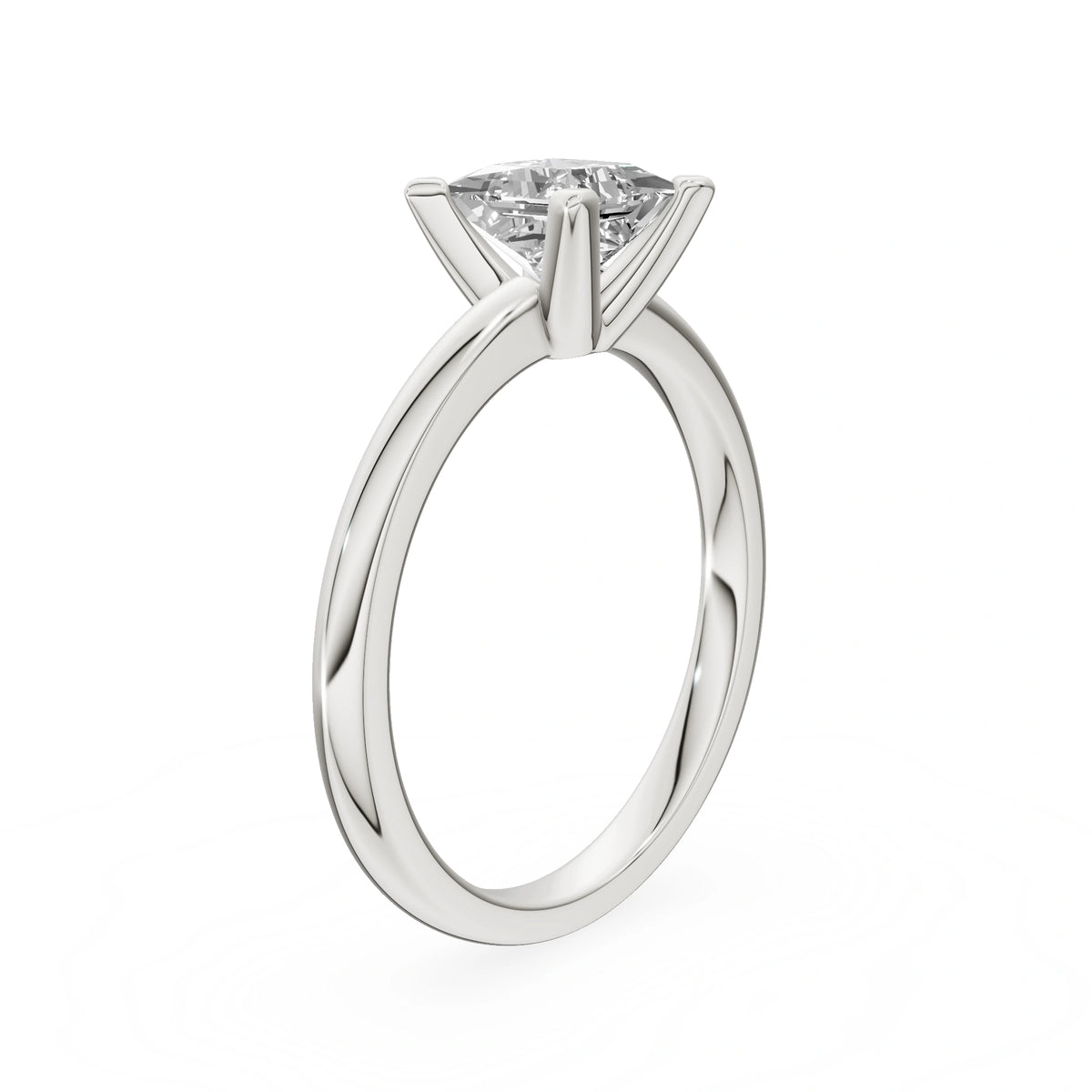 Gremari Seven Grace zásnubný prsteň z bieleho zlata s 1,00 ct lab-grown diamantom – Princess