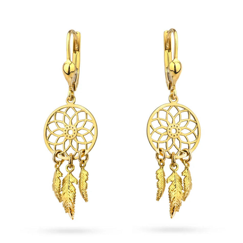 gold-earrings-with-english-clasp-dream-catchers-k-gw-049-585
