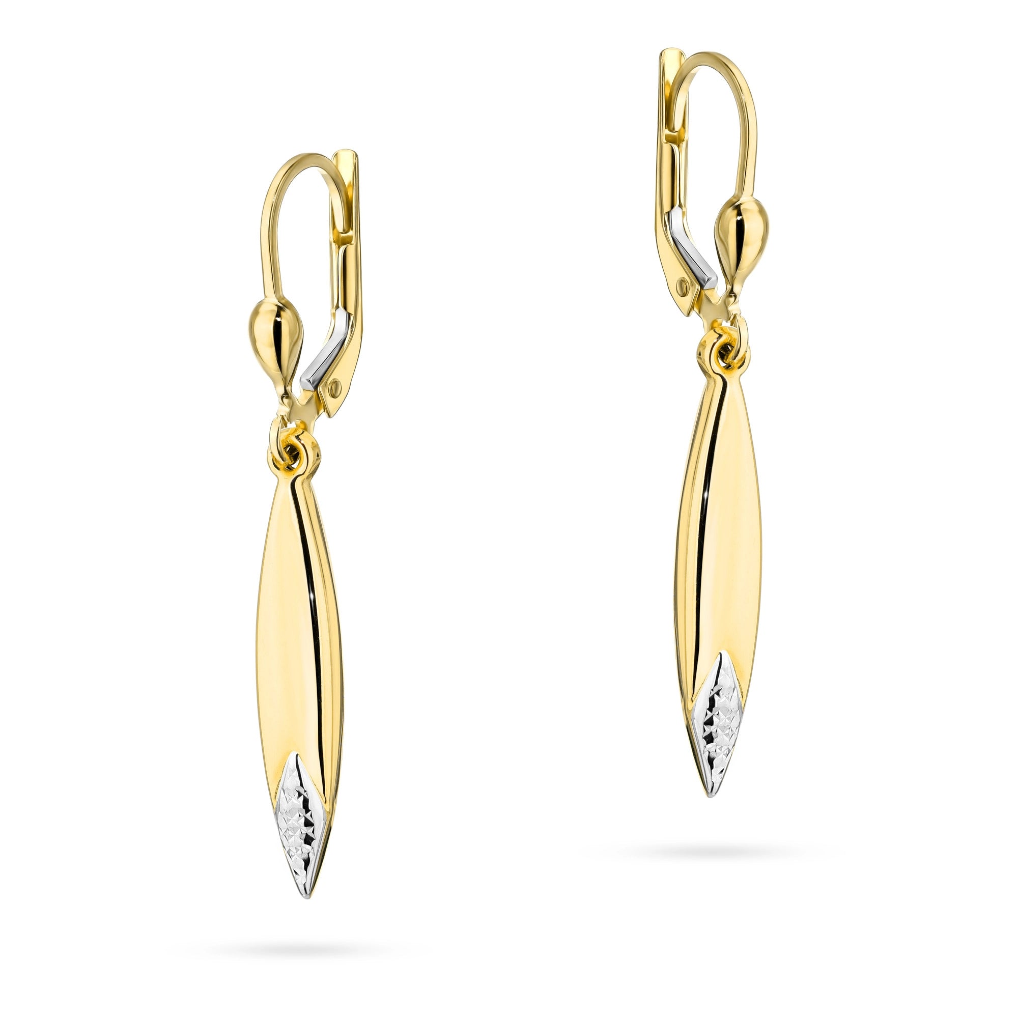 two-color-gold-earrings-with-english-clasp-icicles-teardrops-k-gw-737-585