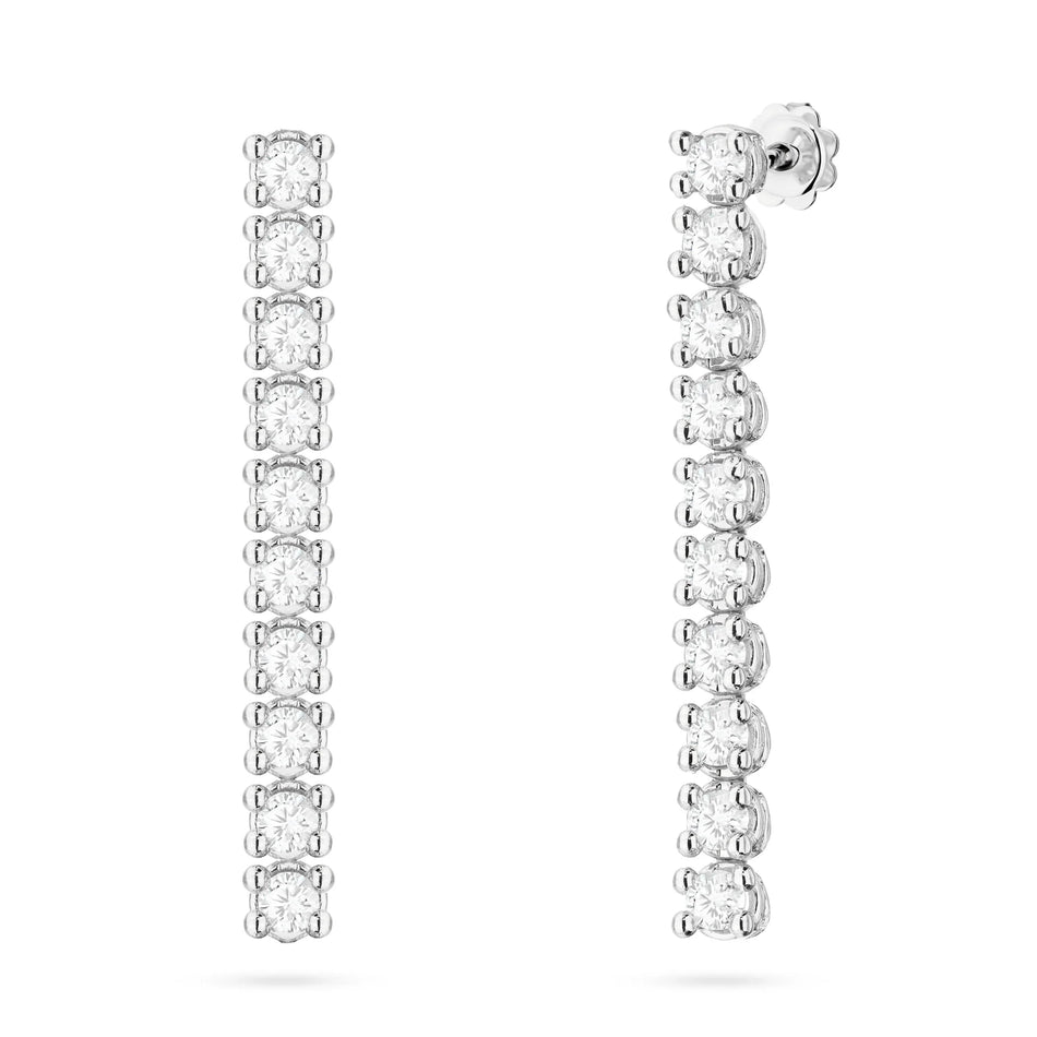 Zlaté náušnice s 0,8 ct lab-grown diamantmi