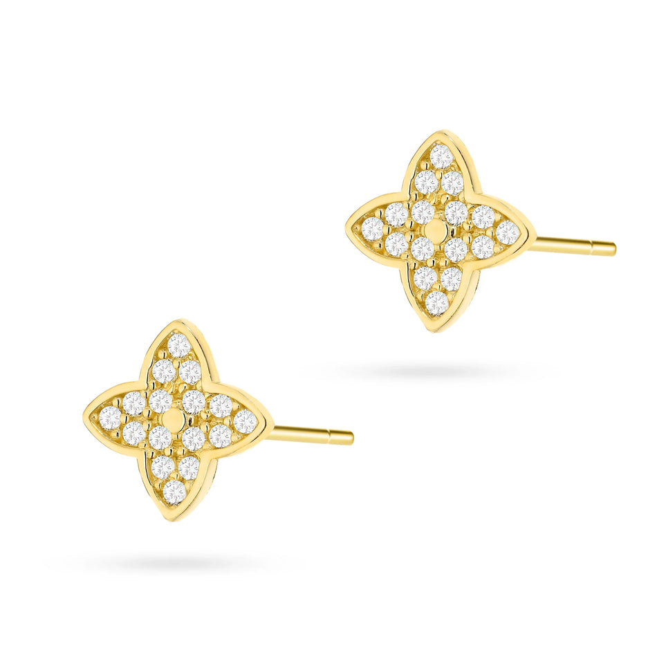 gold-stud-earrings-with-zirconia-k043-14k-585-b