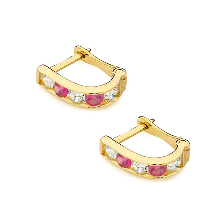 children-s-gold-english-clasp-earrings-with-zirconia-k054-14k-585