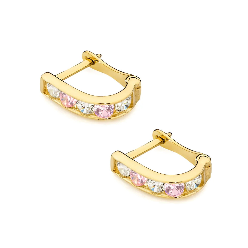 children-s-gold-english-clasp-earrings-with-zirconia-k054-14k-585