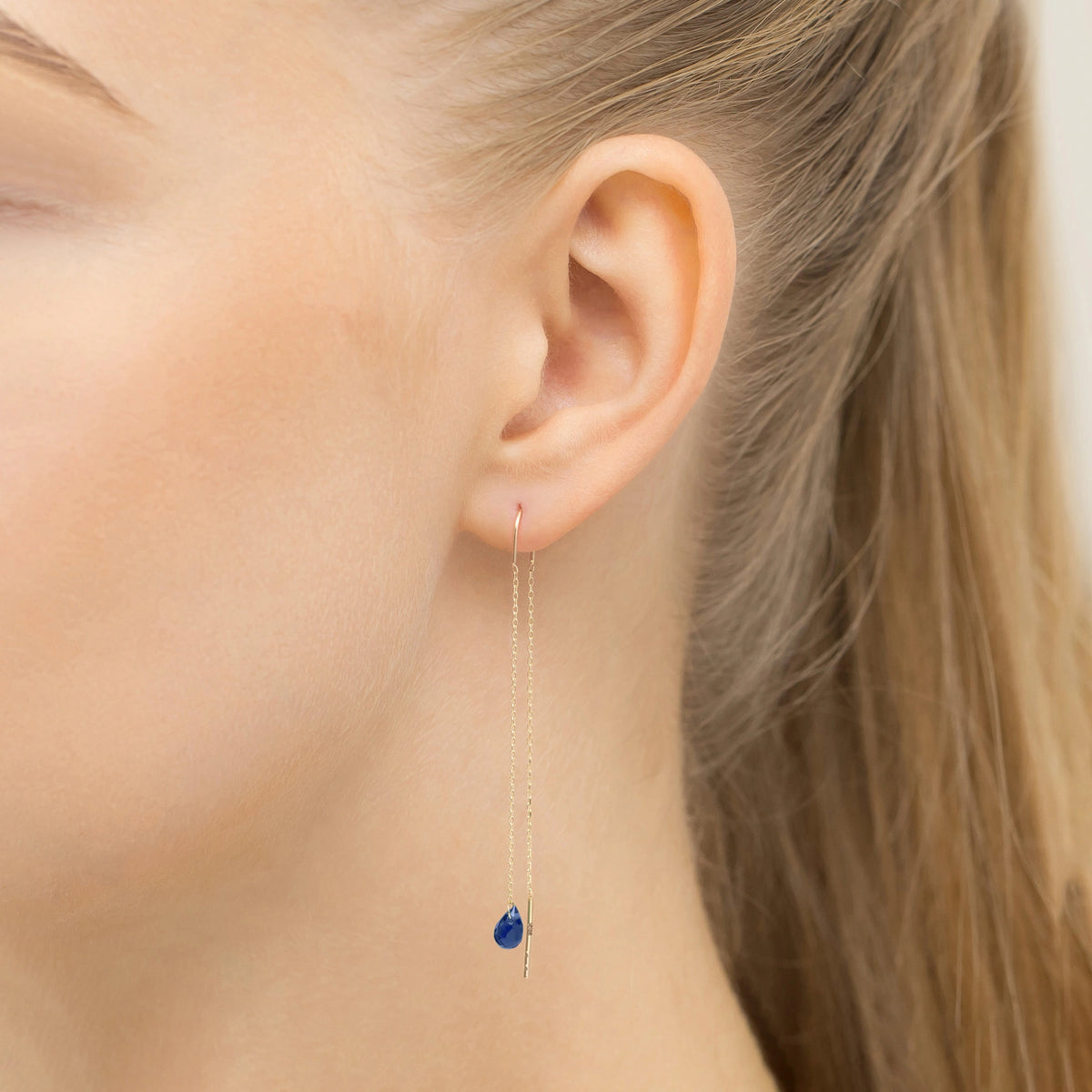 náušnice na pretiahnutie z 14-karátového zlata s hydro-krištáľom k1816 14k 585 g