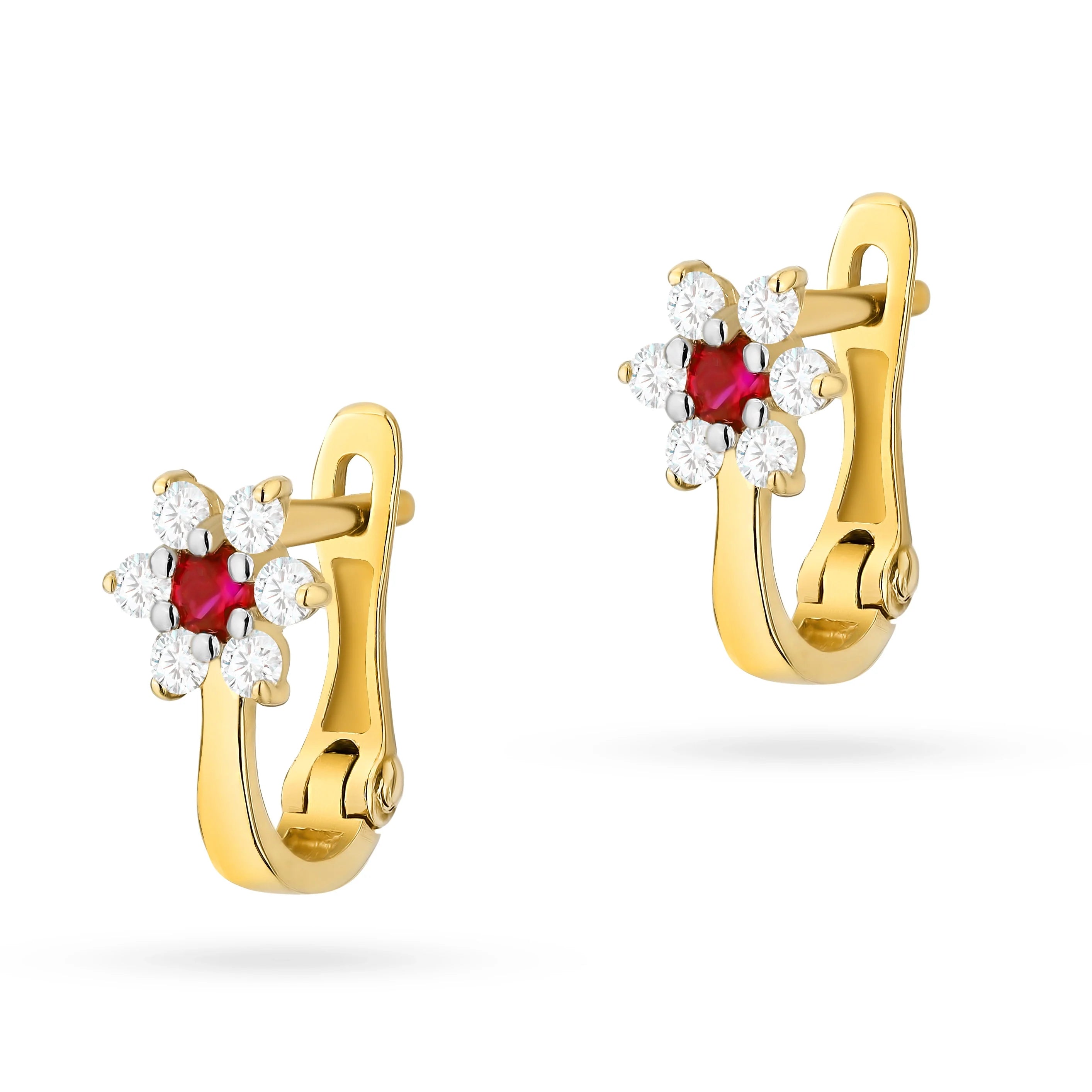 children-s-gold-english-clasp-earrings-with-zirconia-k345-14k-585