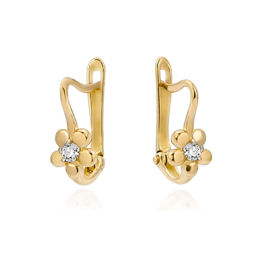 children-s-gold-english-clasp-earrings-with-zirconia-k611-14k-585