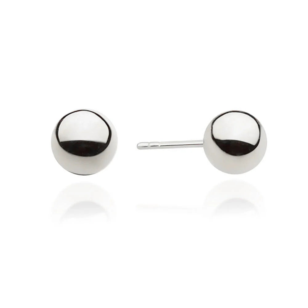 náušnice so zlatými puzetami 3,8 mm k804 14k 585