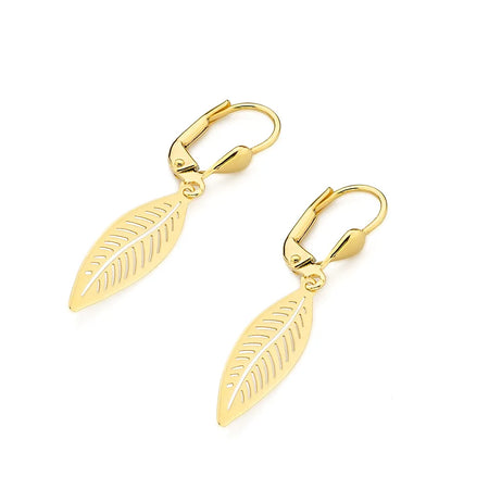gold-english-clasp-earrings-leaves-k868-14k-585