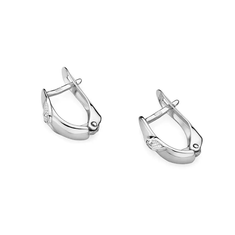 Zlaté náušnice s diamantmi