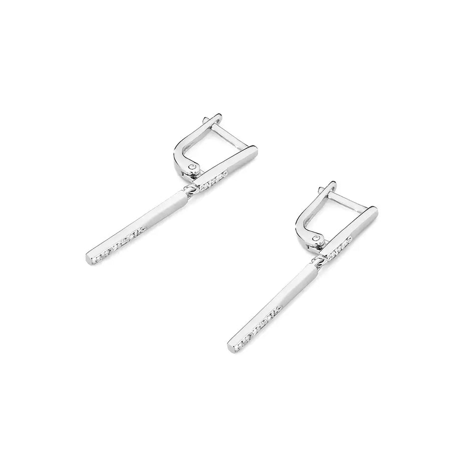 Zlaté náušnice s diamantmi