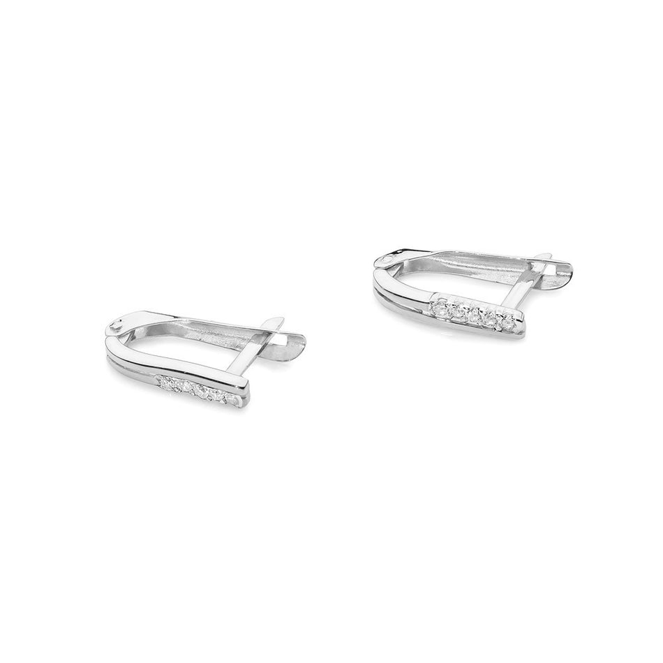 Zlaté náušnice s diamantmi 0,15 ct