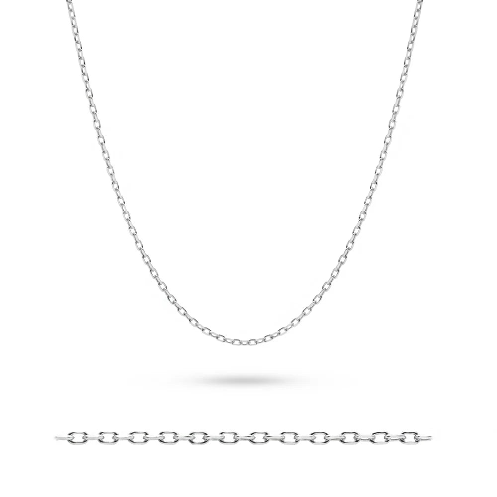 bielozlatý kotvičkový reťaz 0,6 mm l006 b585