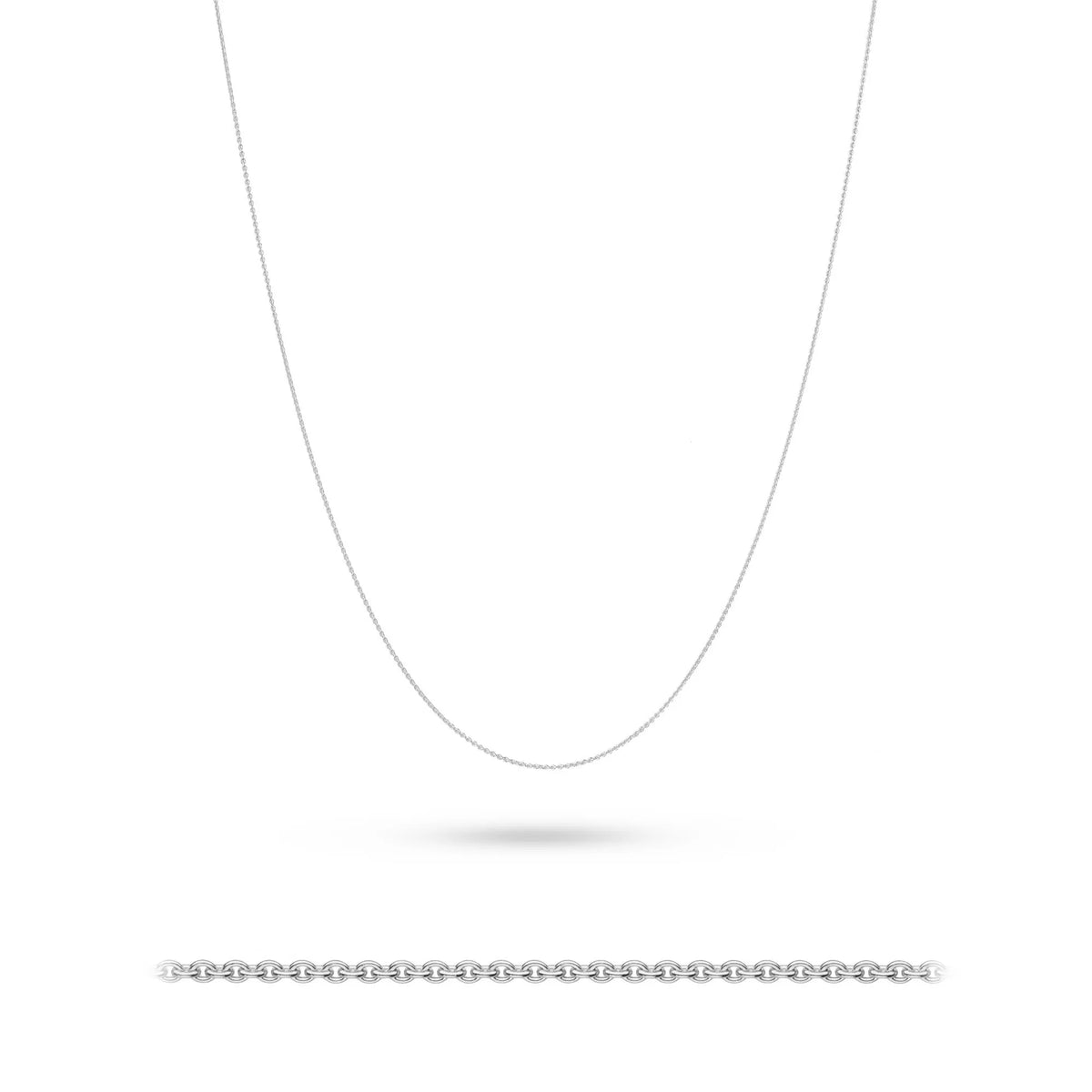 bielozlatý kotvičkový reťaz 0,8 mm l023 b585