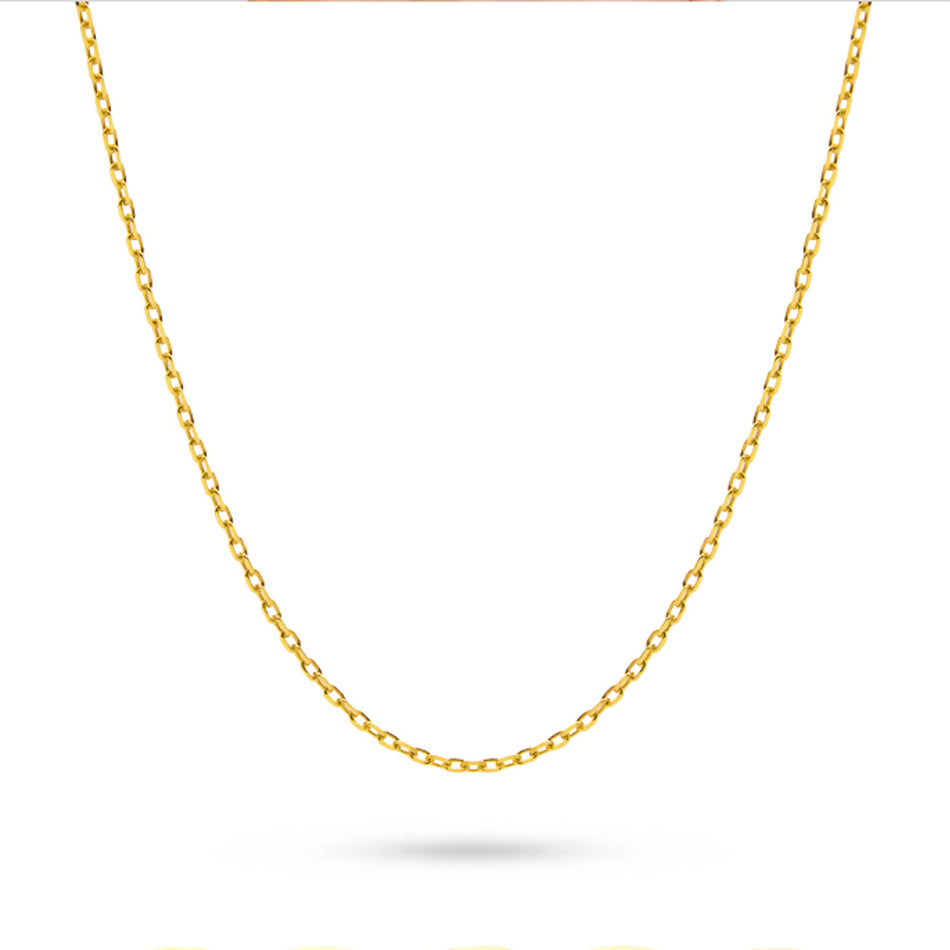 Zlatá kotvová retiazka 1,0 mm