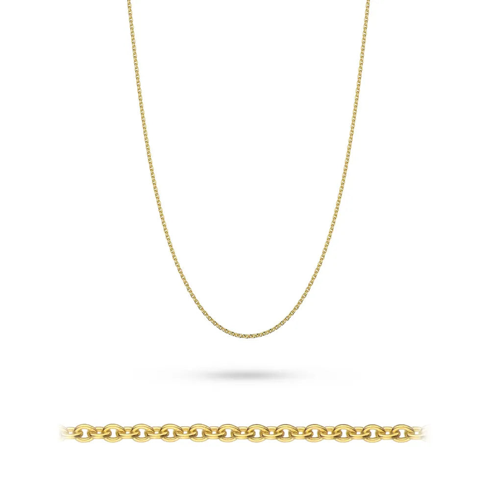 strieborný retiazok rolo pozlátený zlatom 1,1 mm l044 925-z