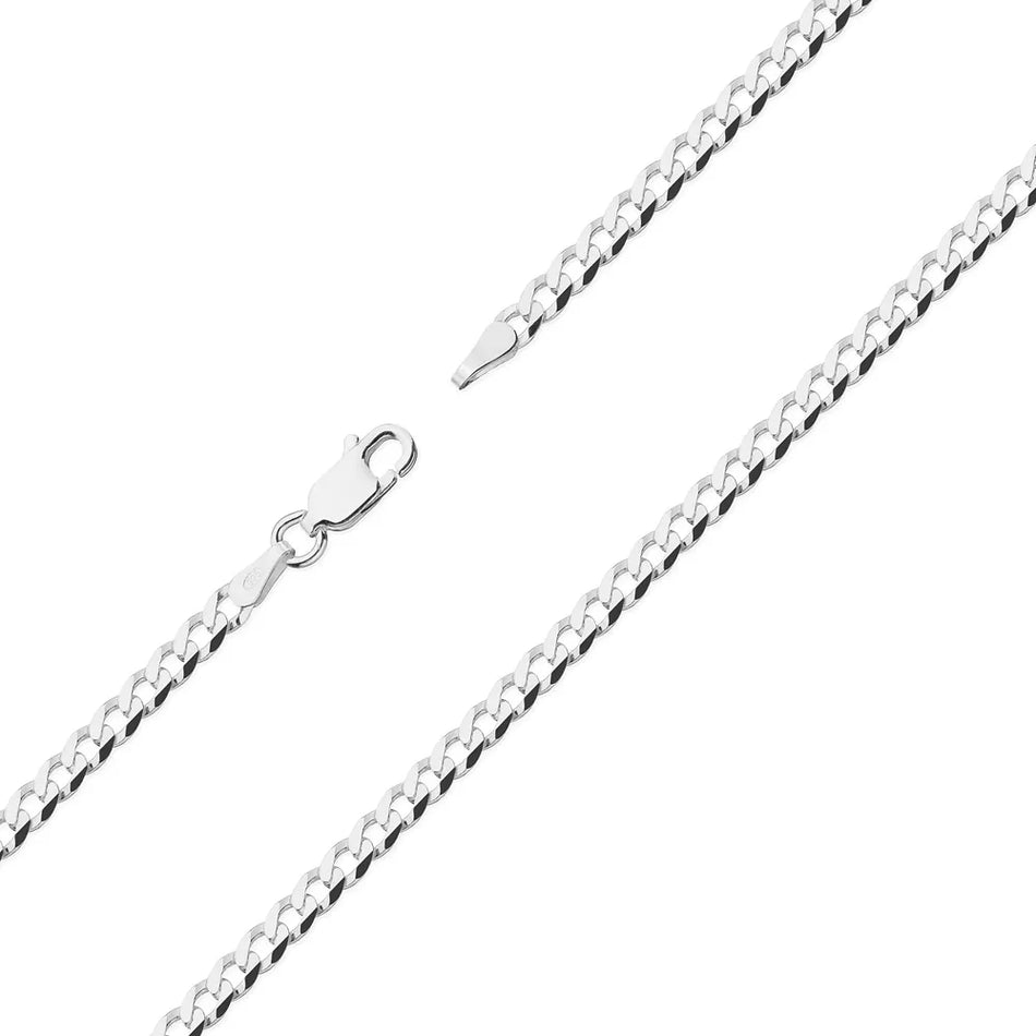 pánsky strieborný reťazový náramok curb 3,2 mm l049 925