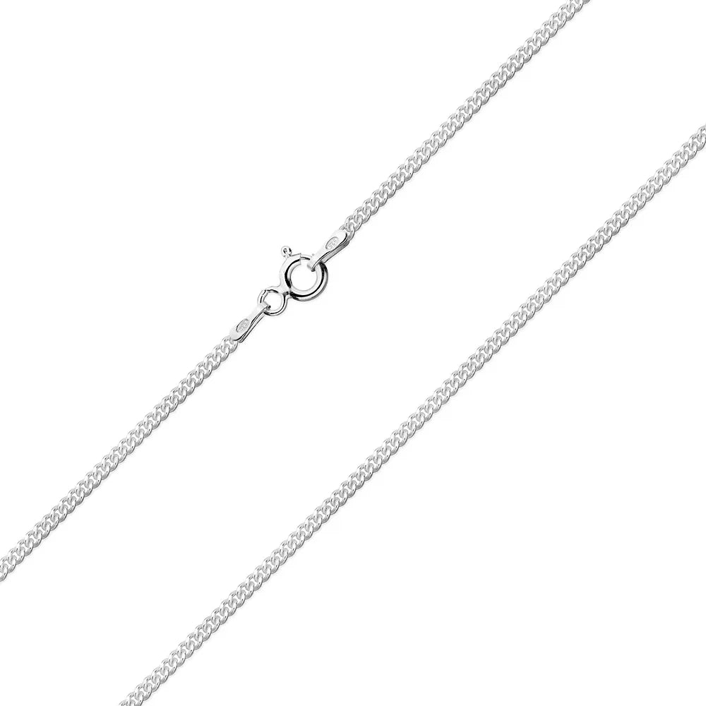 pánsky strieborný reťazový náramok curb 1,8 mm l086 925